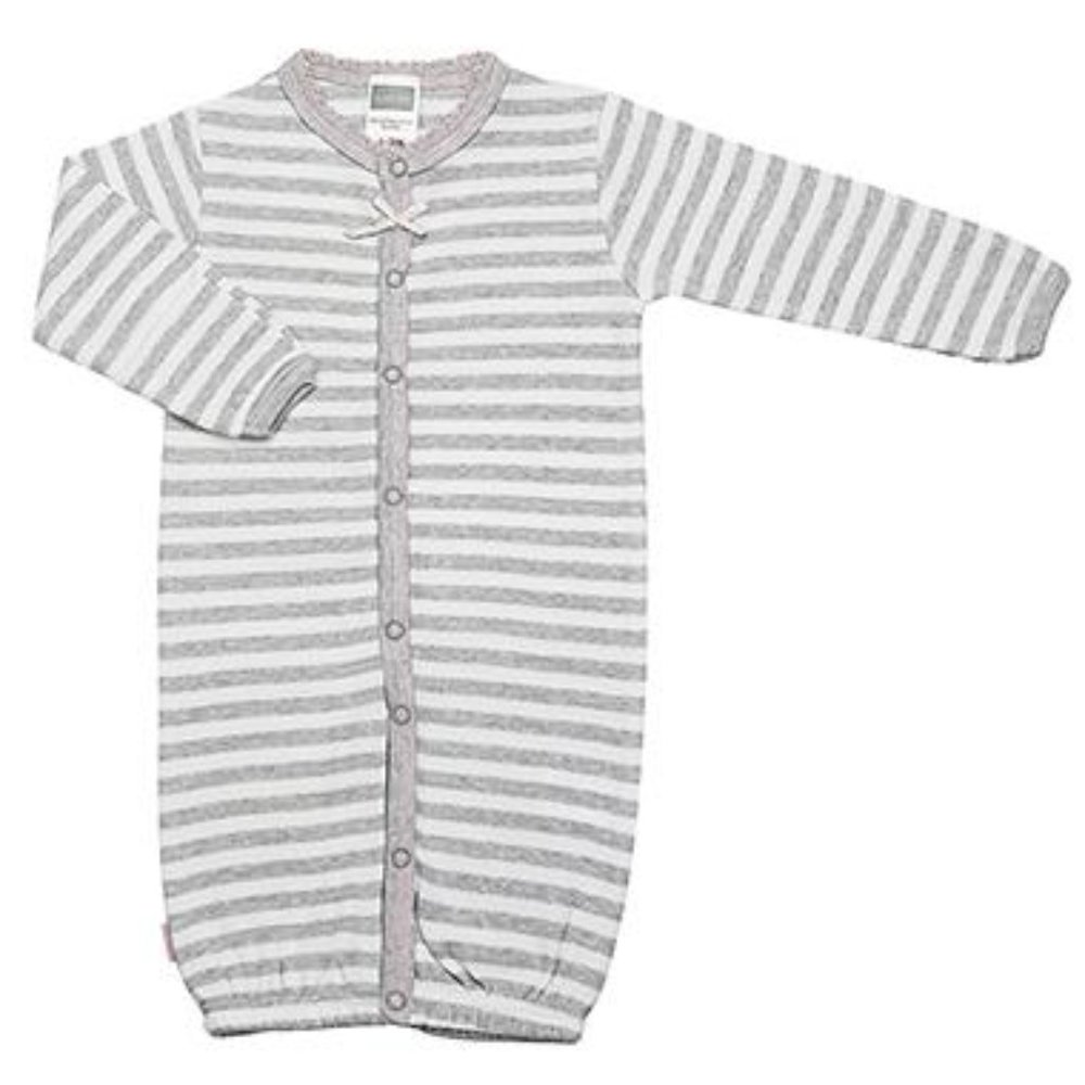 Kushies Striped Convertible Nightgown - 3-6M